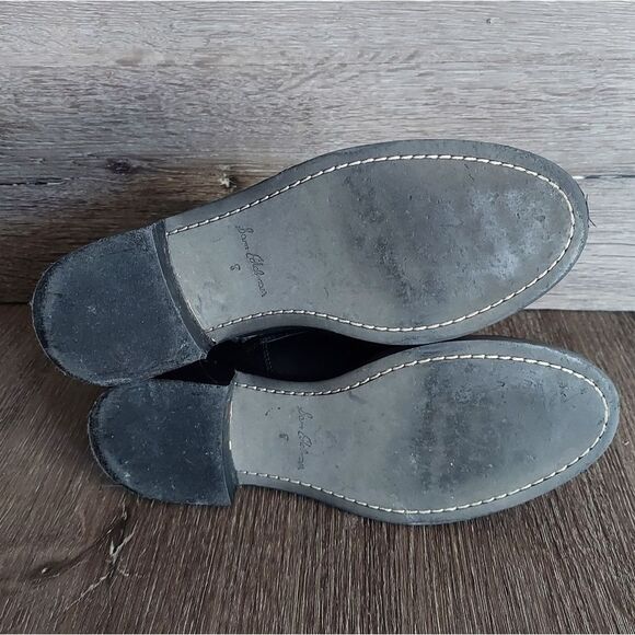 Sam Edelman Nina Combat Boot Black Leather Size 8 - Picture 8 of 9